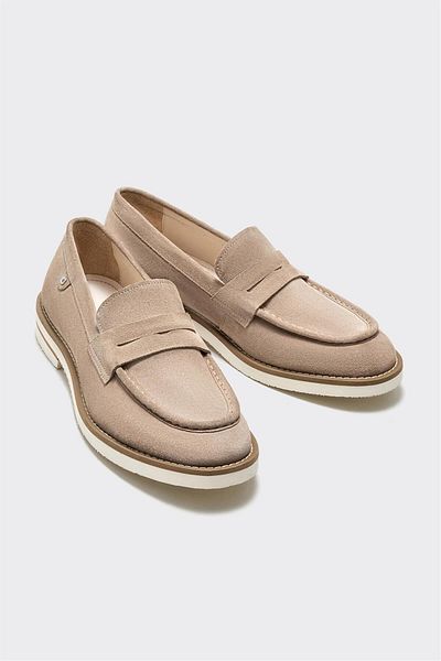 Elle Shoes Mink Leather Men's Casual Shoes