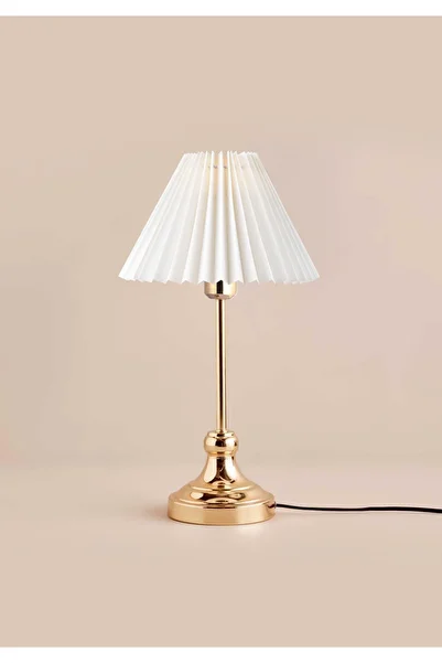 HOMİNG Homing Pleated Gold Lampshade 241963