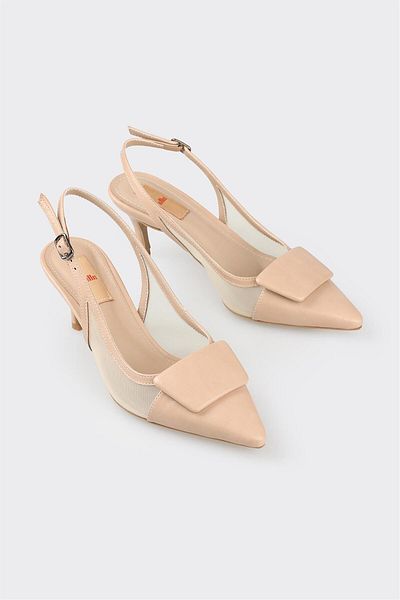 Elle Shoes Natural Women's Heeled Shoes