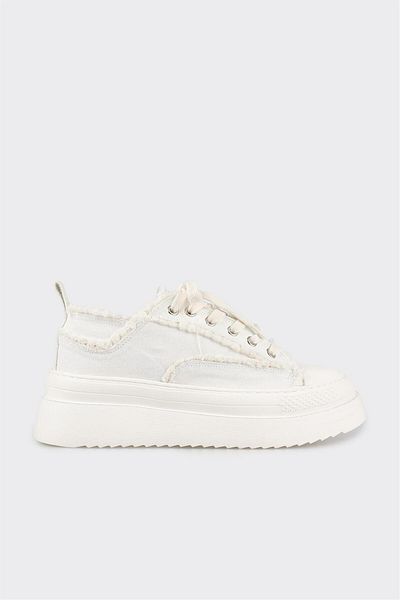 Elle Shoes White Women's Sneakers
