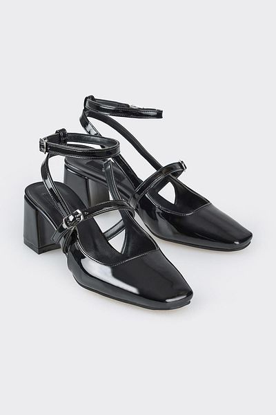 Elle Shoes Black Women's Heeled Shoes