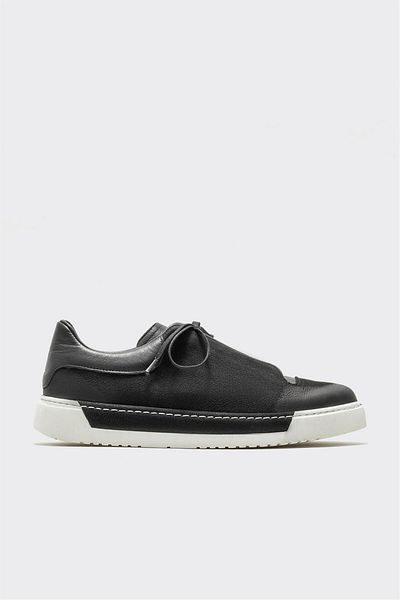 Elle Shoes Black Leather Men's Casual Shoes