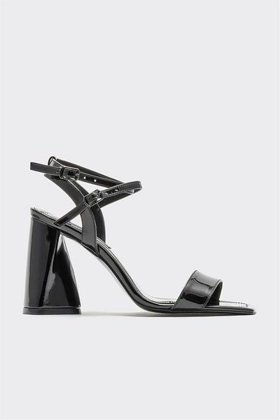 Elle Shoes Black Women's Heeled Sandals