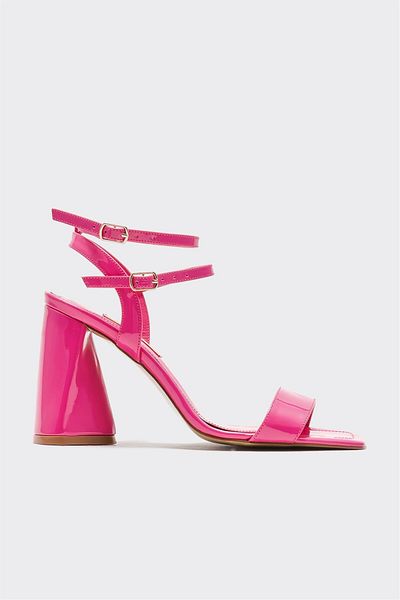 Elle Shoes Pink Women's Heeled Sandals