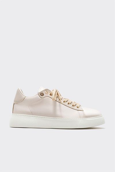 Elle Shoes Beige Women's Sneakers