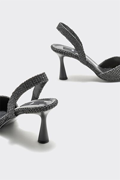 Elle Shoes Siyah Kadın Topuklu Ayakkabı