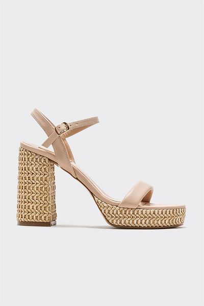 Elle Shoes Natural Women's Heeled Sandals