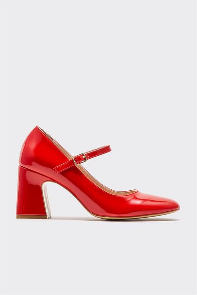 Elle Shoes Red Women's Heeled Shoes