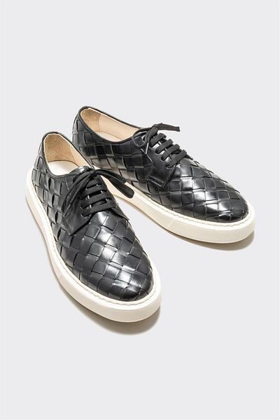 Elle Shoes Black Leather Men's Casual Shoes