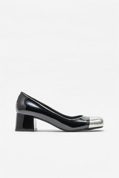 Elle Shoes Women's Black Heeled Shoes