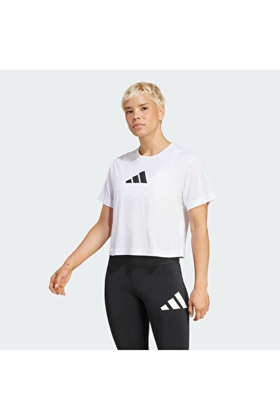 adidas Μπλουζάκι προπόνησης με μεγάλο λογότυπο Train Essentials