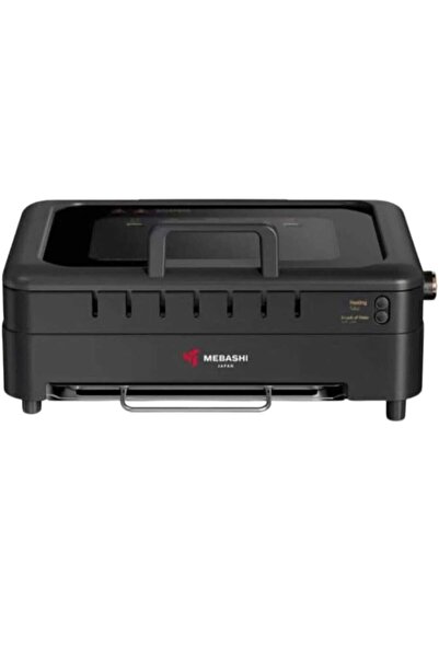 MEBASHI شواية كهربائية داخلية للشواء بقوة 900 واط - تسخين سريع، دخان منخفض، س...