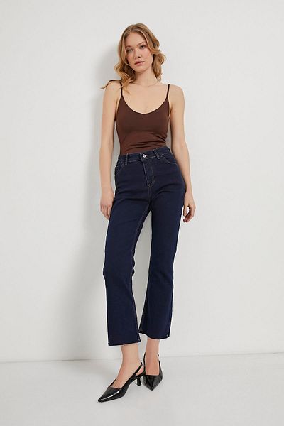 Arma Life Pantaloni de blugi bleumarin pentru femei, elastici, cu picioare înguste