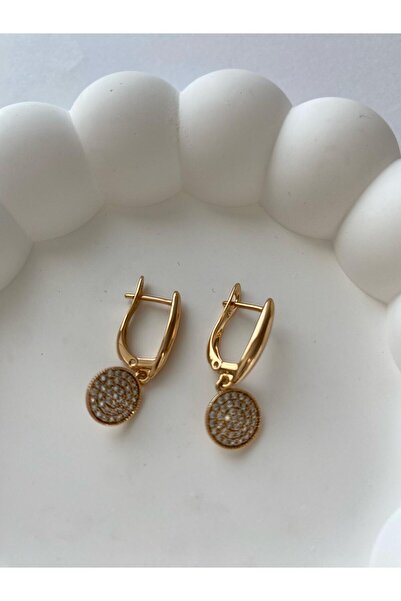 XUPING JEWELRY Rose Zirkon Taşlı Damla Küpe