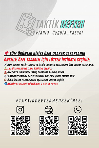 Türkiye Kişiye Özel - Yoklama Takip Defteri