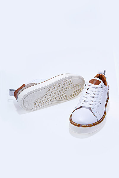 Vantaggio Sheriff Beyaz 100% натуральна шкіра Чоловічі кросівки, повсякденне взуття