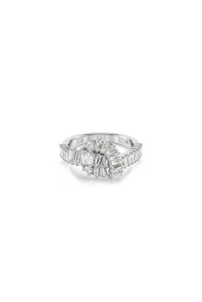 Swarovski 5727122 Swarovski Yüzük Matrıx:Rıng Knot Whı/Rhs 55