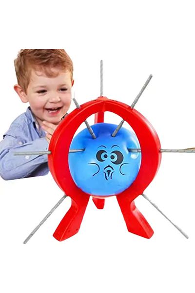 MUSAFFA Boom Boom Balloon Game – Fun Family & Party Toy with Silly Face Balloons and Poking Sticks