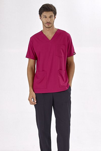 ÇİZGİ MEDİKAL Cherry Silva Luxury Lycra Single Top Jersey (țesătură Lycra de lux de înaltă calitate)