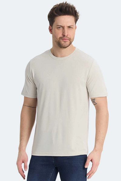 lumberjack Ανδρικό μπλουζάκι Mb Modal Sb203 5Fx Beige A101939429