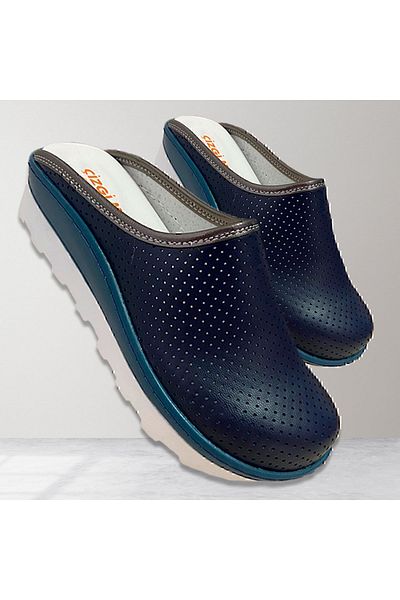 ÇİZGİ MEDİKAL Παντόφλες Vivacolor Fit Navy Blue Doctor Nurse Sabo