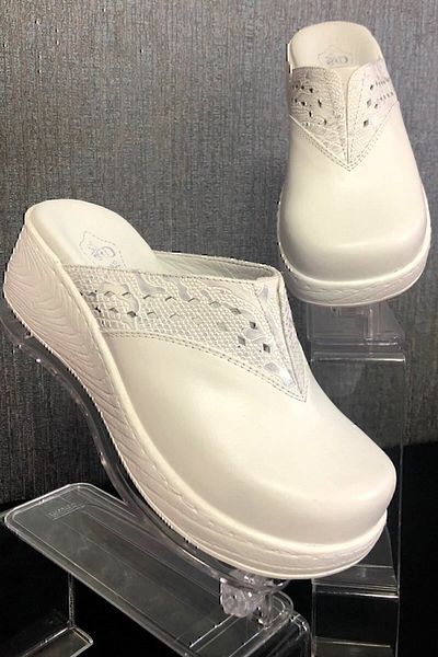 ÇİZGİ MEDİKAL Gold Plus White Women's Clogs Orthopedic Doctor Nurse Hospital Clogs