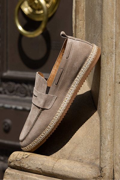 Vantaggio Мъжки мокасини Phoenix Sand Suede от 100% естествена кожа