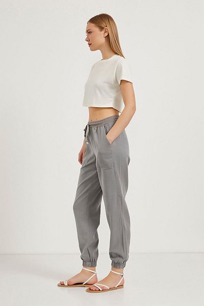 Arma Life Pantaloni de jogger de vară afumati de damă cu buzunare elastice