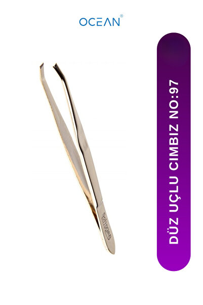 Ocean Düz Uçlu Cımbız, Düz Ağızlı Solingen Gold Cımbız No:97