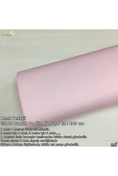 Renk Tekstil Mini Pötikare %100 Doğal Pamuk Poplin Kumaşlar
