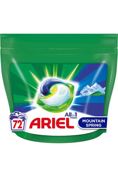 Ariel All‑in‑one Pods - Mountain Spring – Detergent Capsules 72 Washes