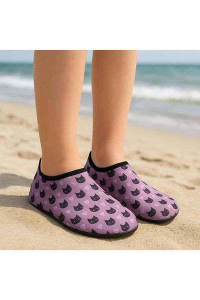 fluffy Pantofi de plajă și mare pentru femei, pantofi de piscină
