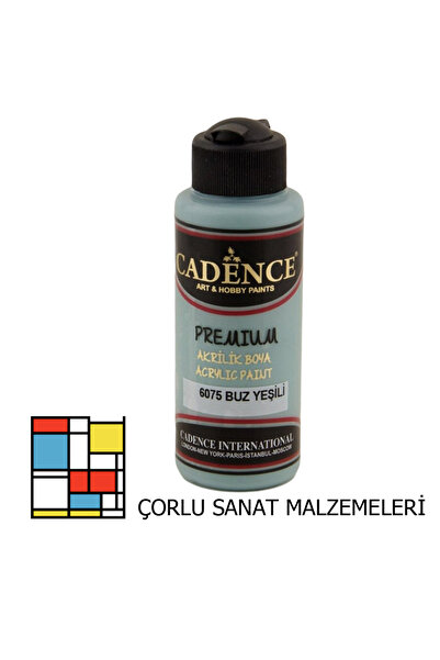 Cadence Premıum Akrilik Boya 6075 Buz Yeşili 120ml