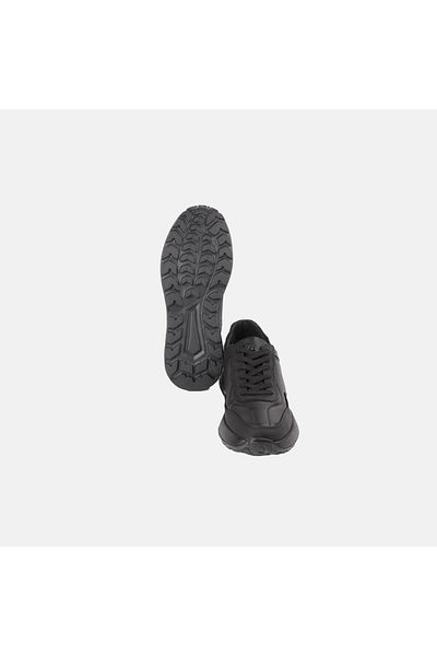 MARCOMEN 152-20342 Black Orthopedic Sole Casual Genuine Leather Men's Shoes