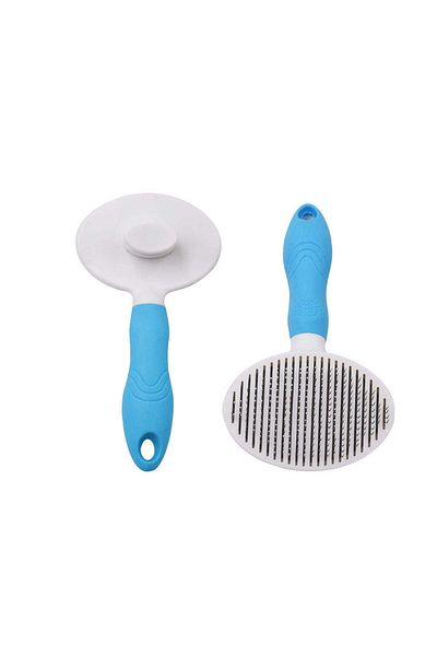 Bogadini Pet Grooming Comb – Self-Cleaning, Stainless Steel, Dogs/Cats
