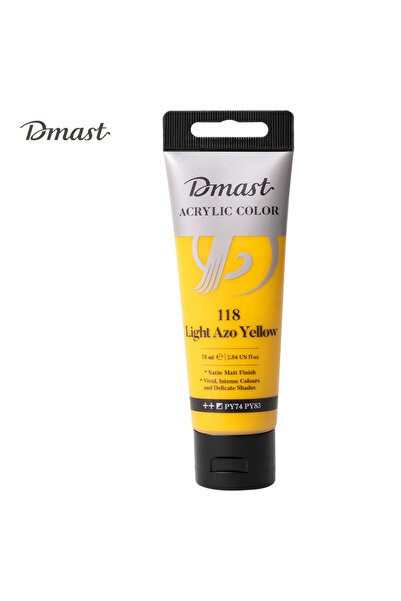 Deli طلاء أكريليك EC330-LAY سعة 100 مل - مثالي للاستخدام على الورق والقماش وا...