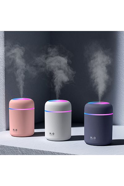 Bogadini Mini Umidificator Portabil 300 ml – Oprire Automata, Silentios, Usb