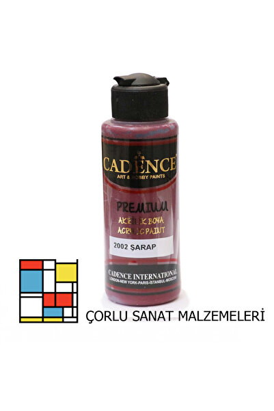 Cadence Premıum Akrilik Boya 2002 Şarap 120ml