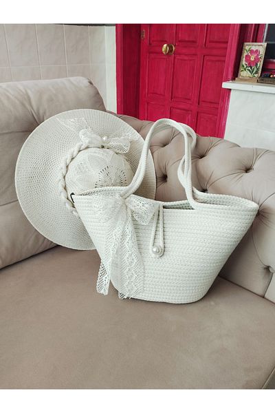 bayram taşcıoğlu home desing Daily Holiday Beach Bag & Hat Set