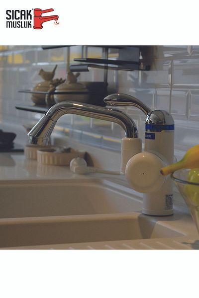 Sıcak Musluk Thermal Water Heater - Electric Instant Water Heater, Faucet Mounted on the Sink