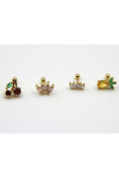 velissa Zircon Stone Tragus Piercing