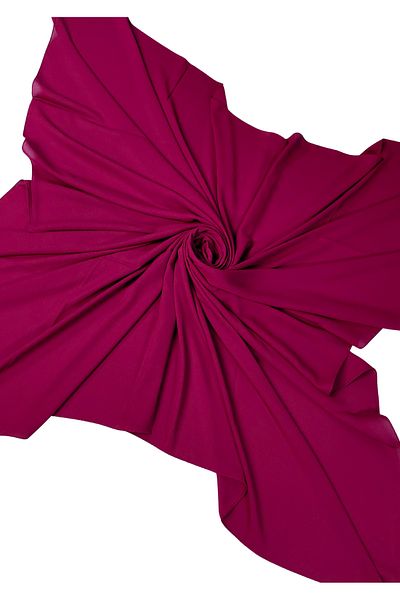 mim eşarp Eșarfă egipteană uni Queen Crepe - 140x140 cm