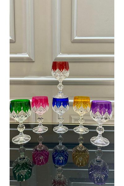Bohemia Colorful Coffee Side Water Glass