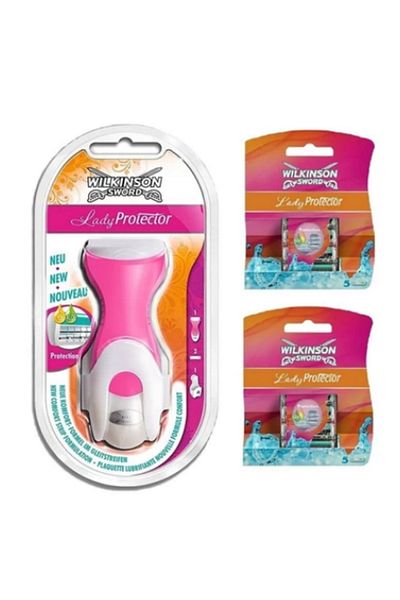 Wilkinson Sword Lady Protector 2up Body Shaver 10 Spare