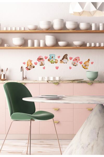 MAARS Kalpli Kahveli Cüceler, Mutfak, Kahve Köşesi Sticker