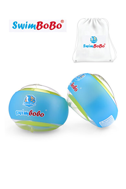 Swimbobo أكمام مساعدة للسباحة صغيرة مستديرة لعمر 1-5 سنوات (6-20 كجم) صغيرة Bo1200s