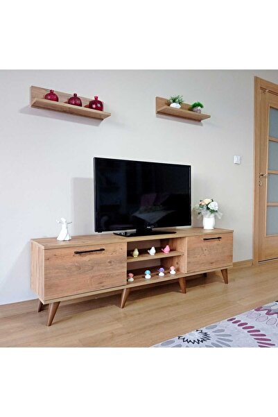 Mobilya Sepeti Ms 25 Raflı Tv Ünitesi Dolabı Ceviz