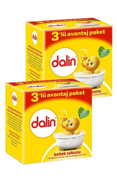 Dalin 3-Piece Baby Soap Pack - X 2 Pieces