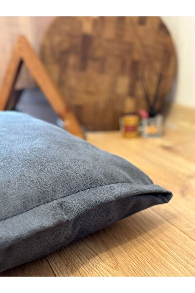 Kumru Çeyiz Nubuk Döşemelik Kumaş Minder Kırlent Kılıfı Özel Ölçülü 60x60cm(S...