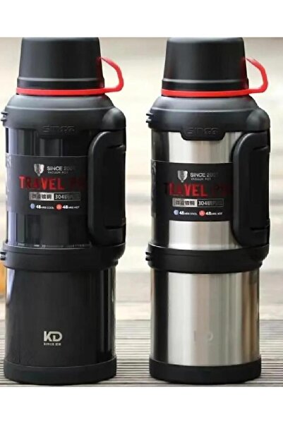 ÜNALTİCARET Termos Travel Pot Paslanmaz Çelik Termos 4 Litre Dağcı-kamp-aile-piknik